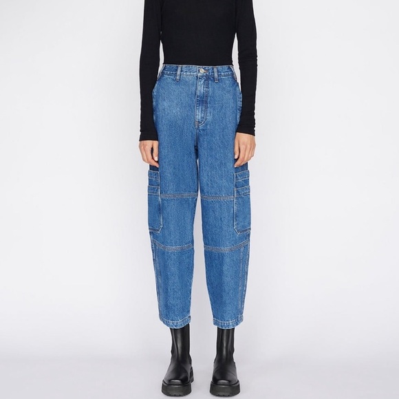 Frame Denim Denim - FRAME Ultra High Rise Utility Barrel,‎ size 27
